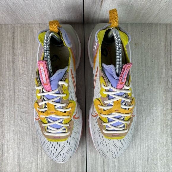 Nike React Vision White Running Athletic Sneaker Shoe ci7523-003 Women Size 7.5 - Picture 2 of 10